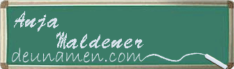 Anja Maldener Visitenkarte